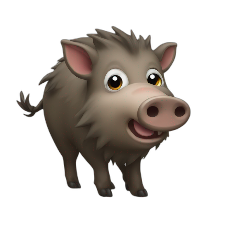 wild boar | AI Emoji Generator