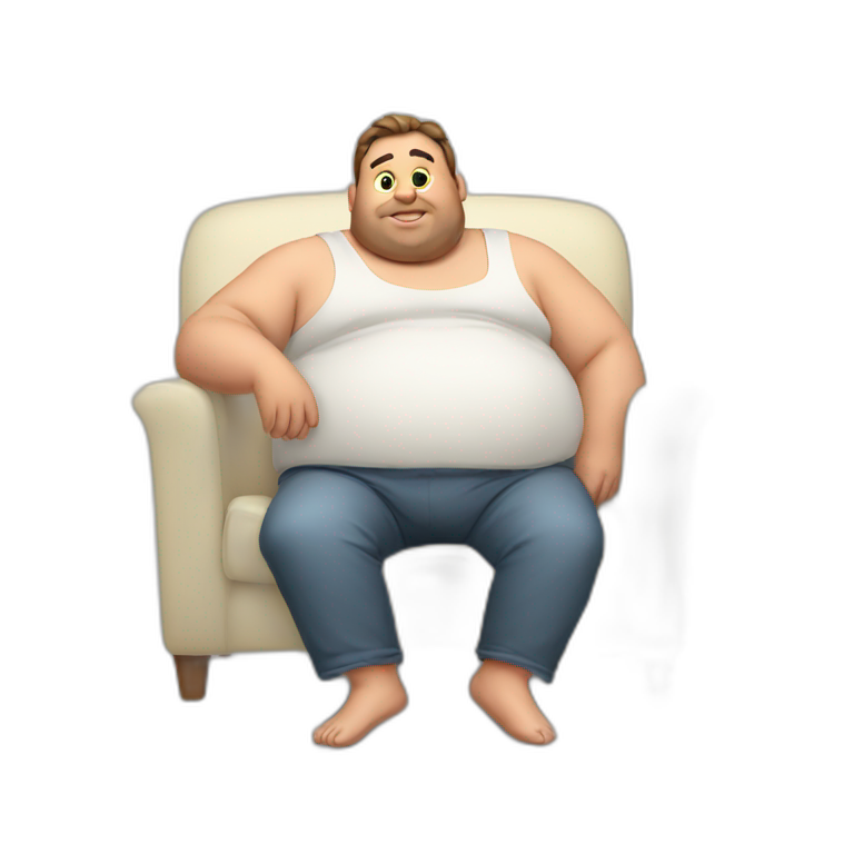 fat guy eating donit | AI Emoji Generator