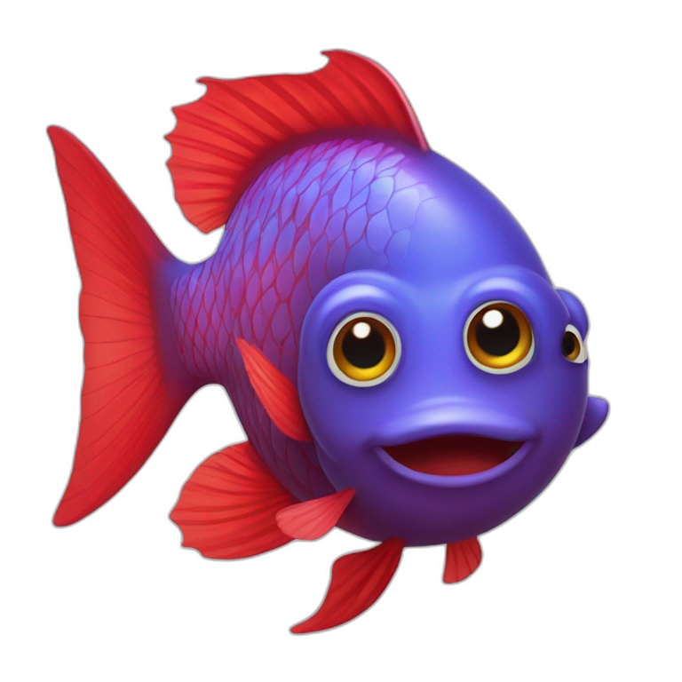 Gold fish red | AI Emoji Generator