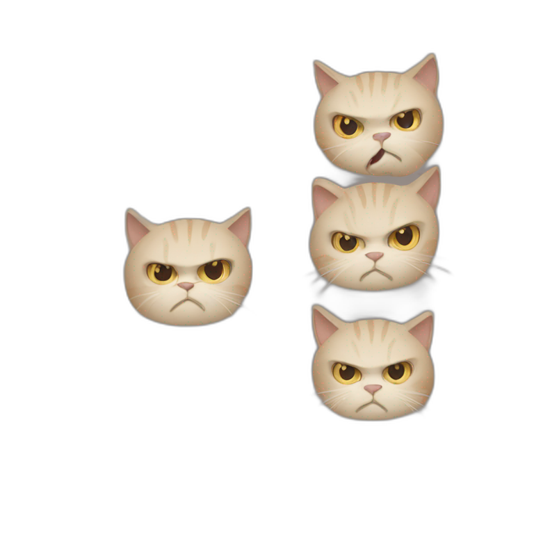 Cat Angry | AI Emoji Generator