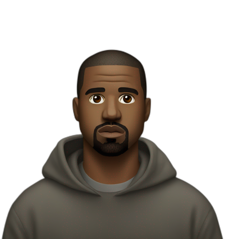 LOONA Chuu with Kanye West | AI Emoji Generator