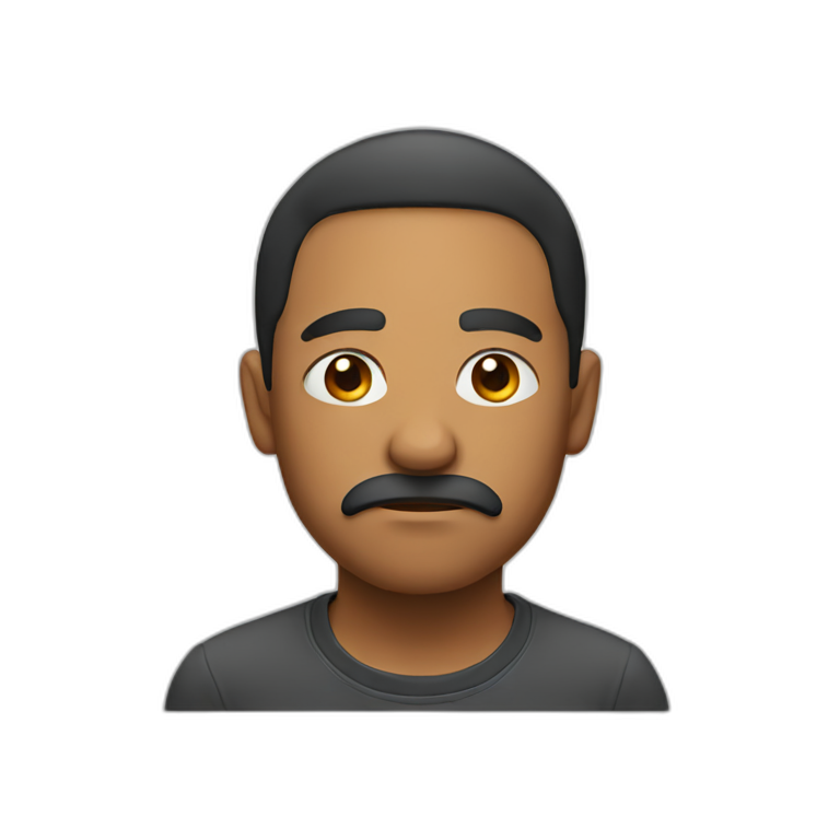 serious face emoji thinking | AI Emoji Generator