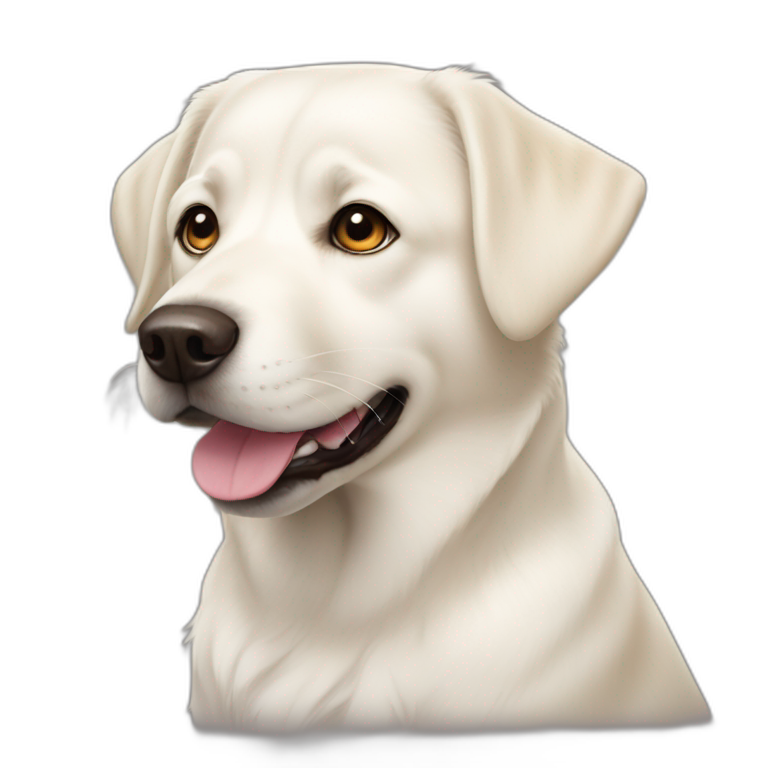 white labrador | AI Emoji Generator