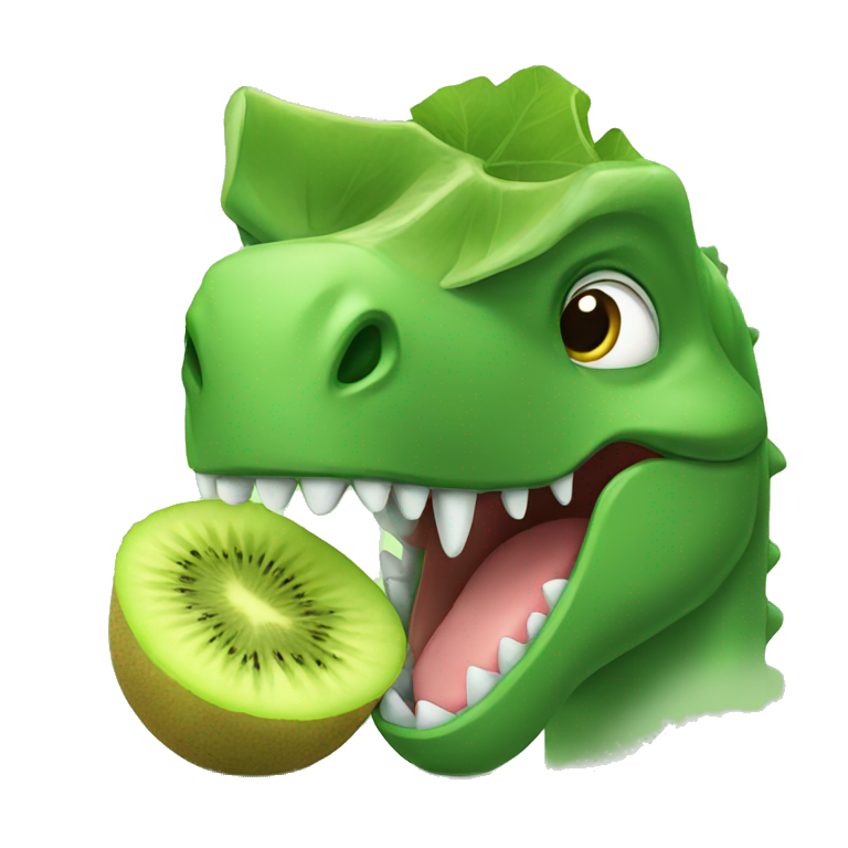 dinosaur eating fern | AI Emoji Generator