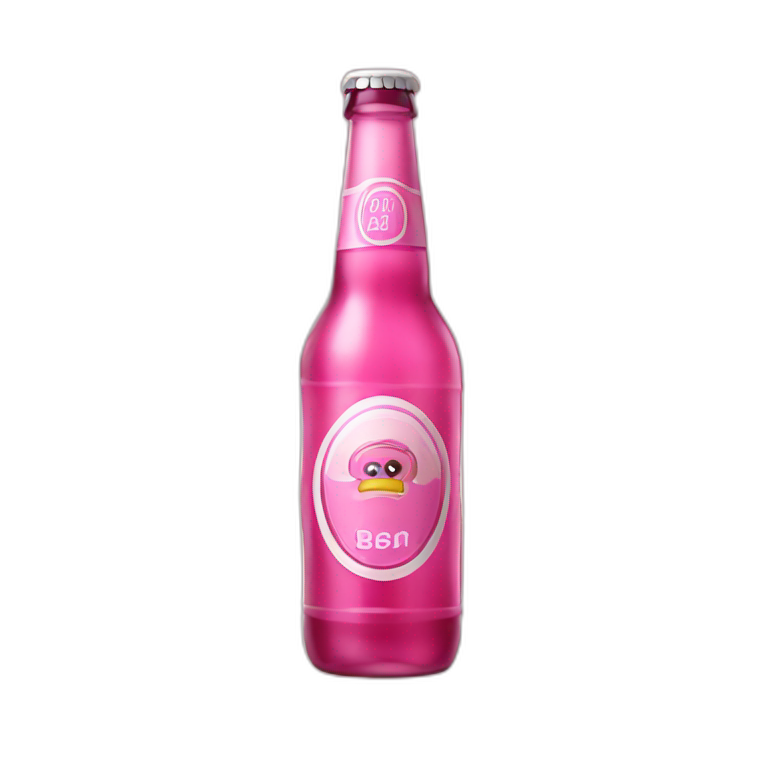 Pink Bottle | AI Emoji Generator