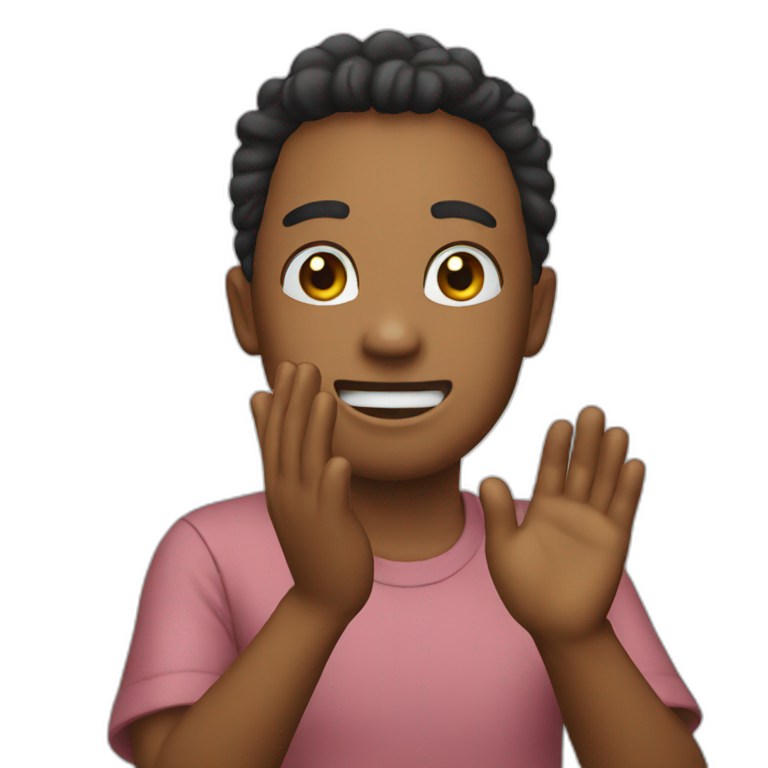 clapping hands | AI Emoji Generator