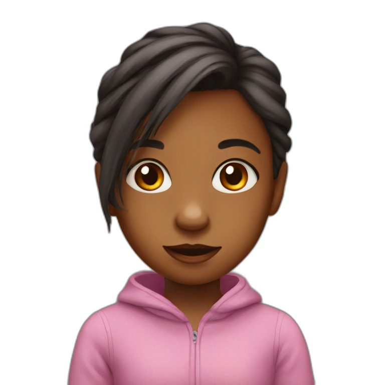 little tahitian girl | AI Emoji Generator