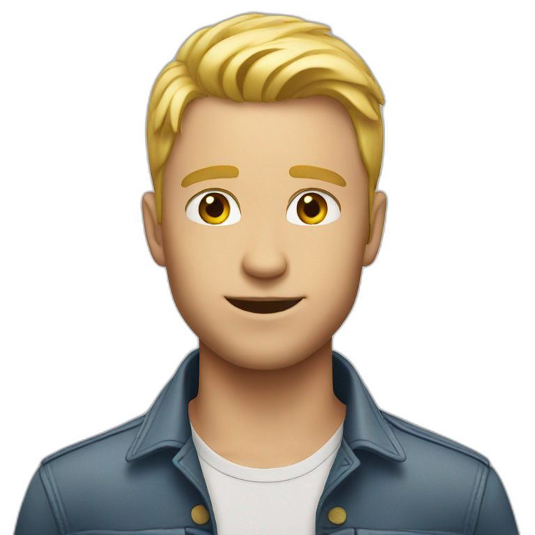 blond guy | AI Emoji Generator