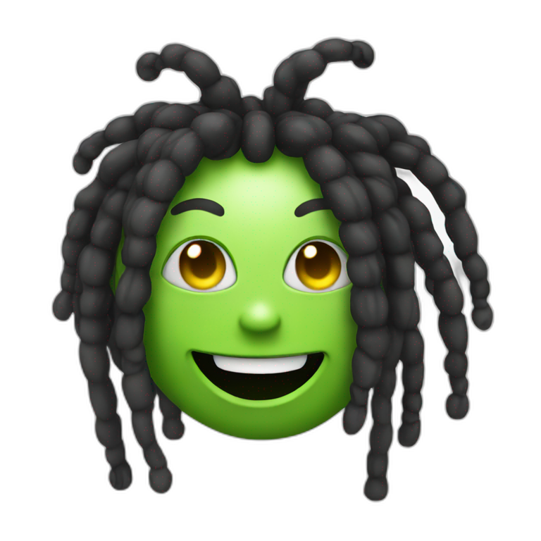 Boy with dreads | AI Emoji Generator