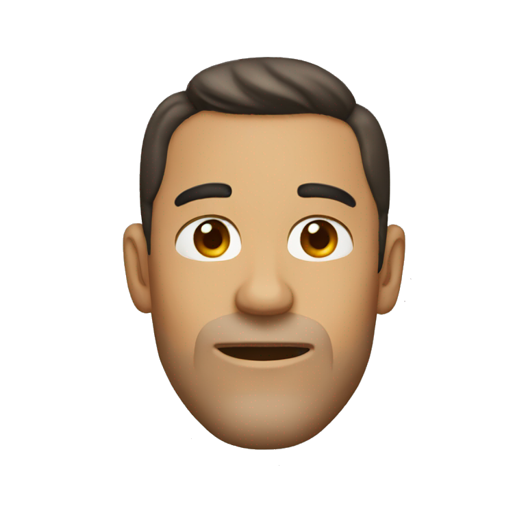 shh point at jawline | AI Emoji Generator