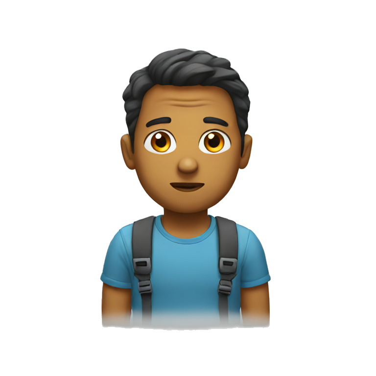 curious explorer adventure making friend | AI Emoji Generator