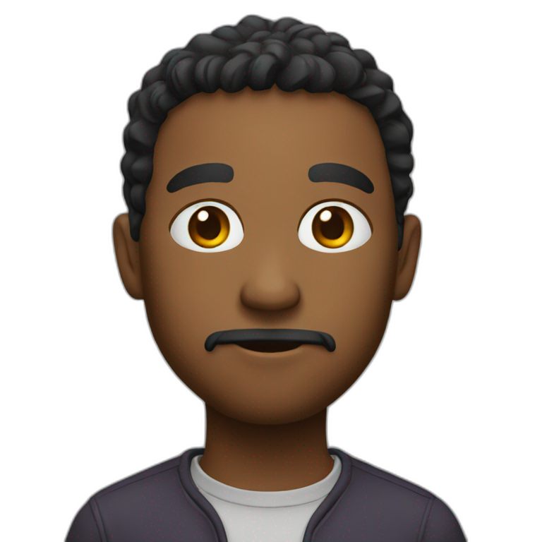 it man with question | AI Emoji Generator