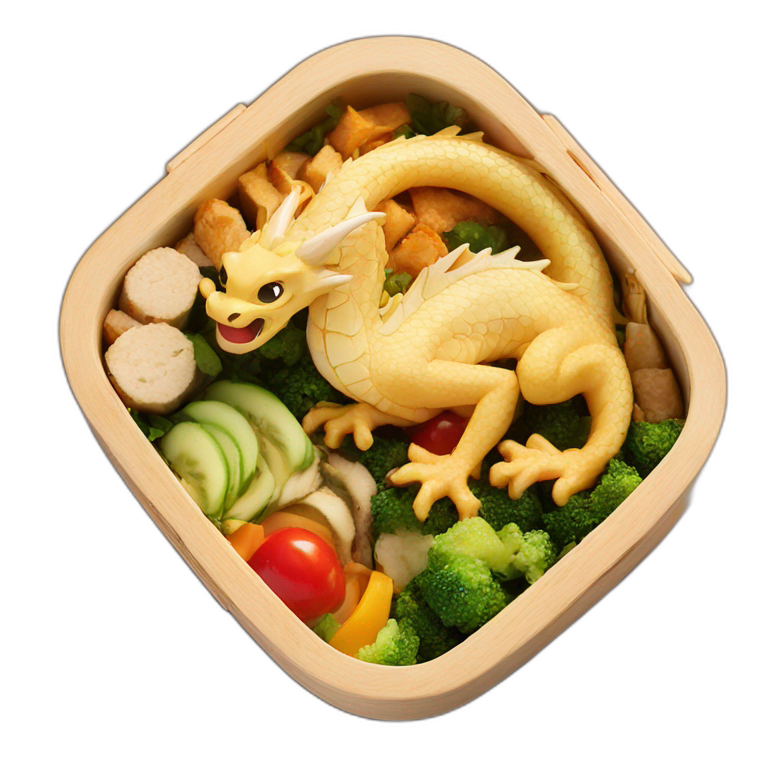 dragon bento box | AI Emoji Generator