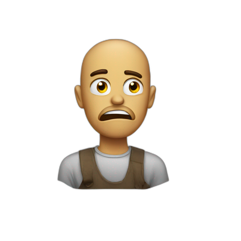 Woman with disgusted look on her face | AI Emoji Generator