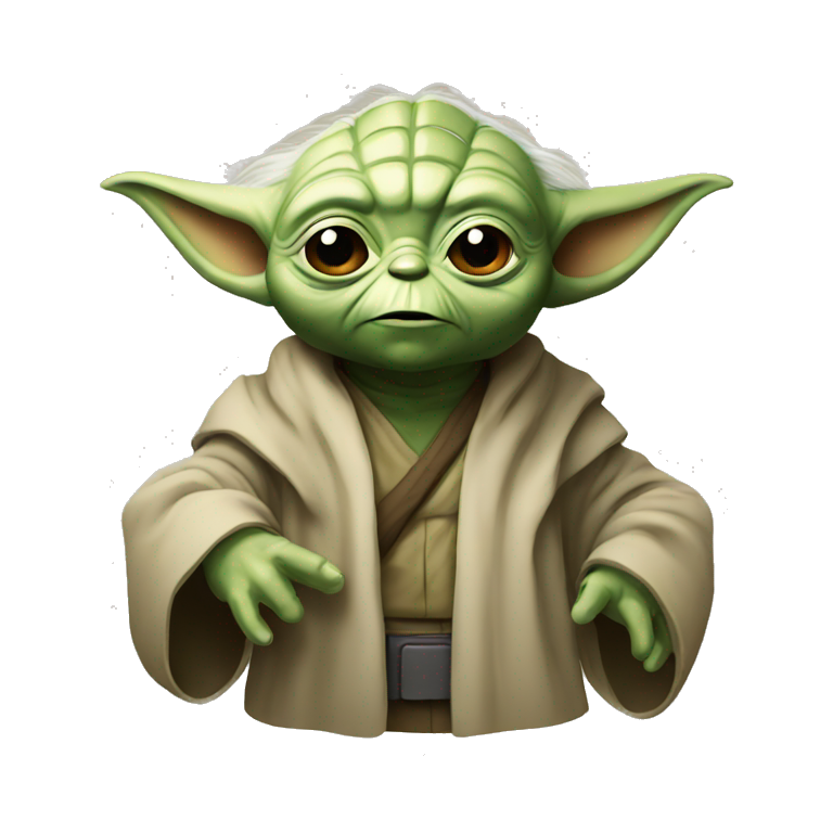 happy yoda | AI Emoji Generator