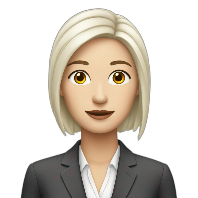 woman-in-suit | AI Emoji Generator