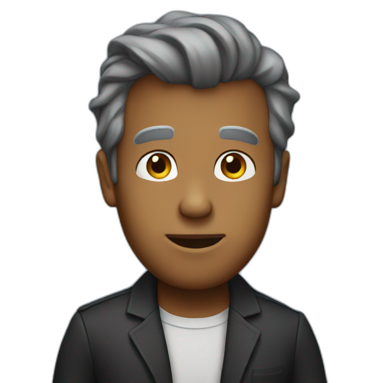 Donald glover with glasses | AI Emoji Generator