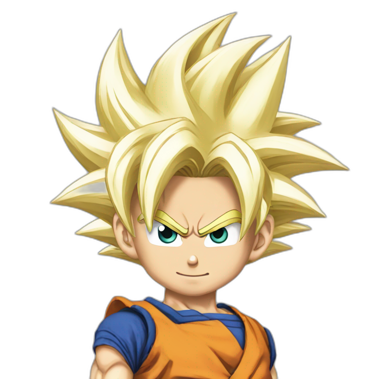 head of goku ssj | AI Emoji Generator