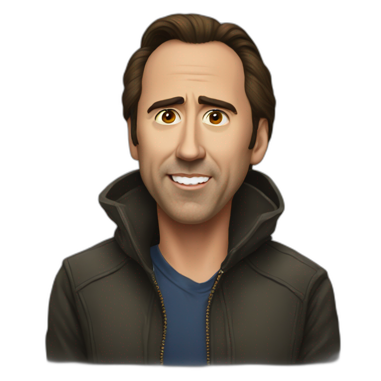 Nicolas cage | AI Emoji Generator