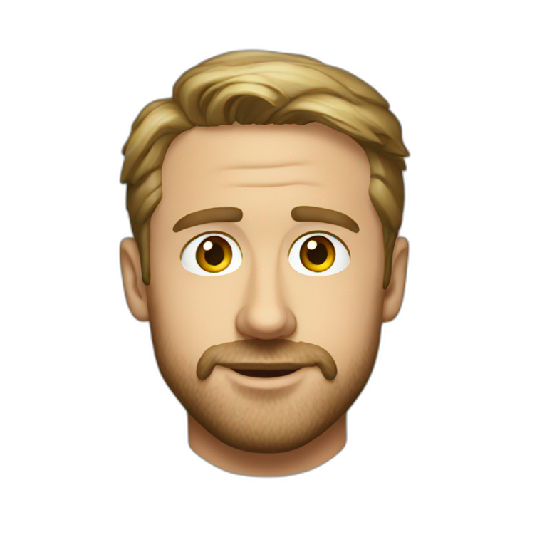 head shaking ryan gosling | AI Emoji Generator