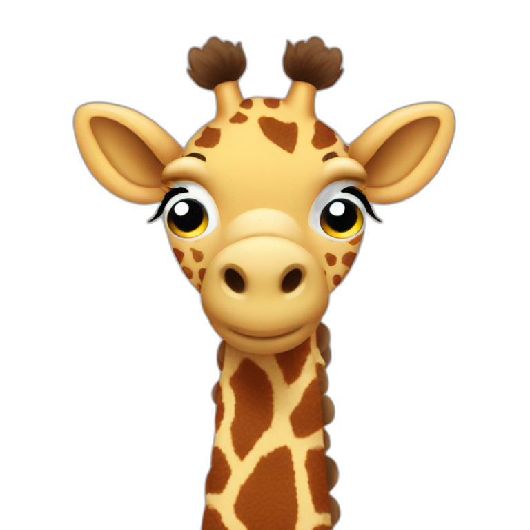 Giraffe eating a giraffe | AI Emoji Generator