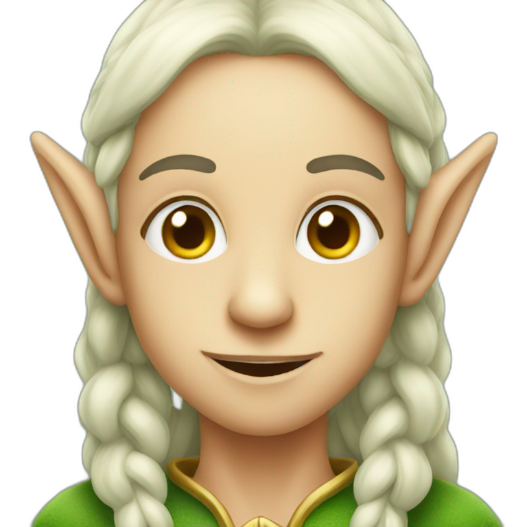 handsome elf | AI Emoji Generator