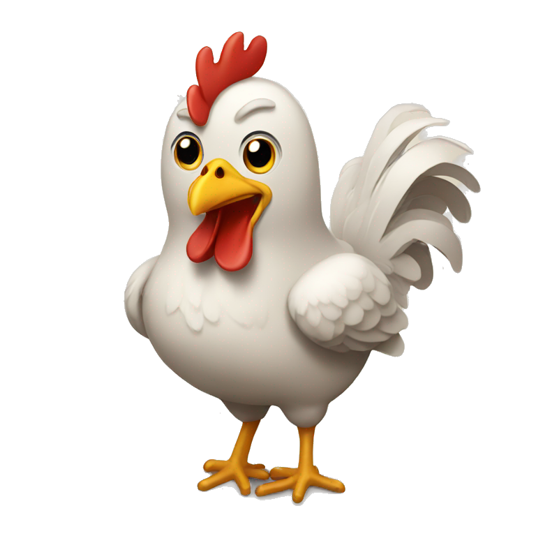 Chicken rear | AI Emoji Generator