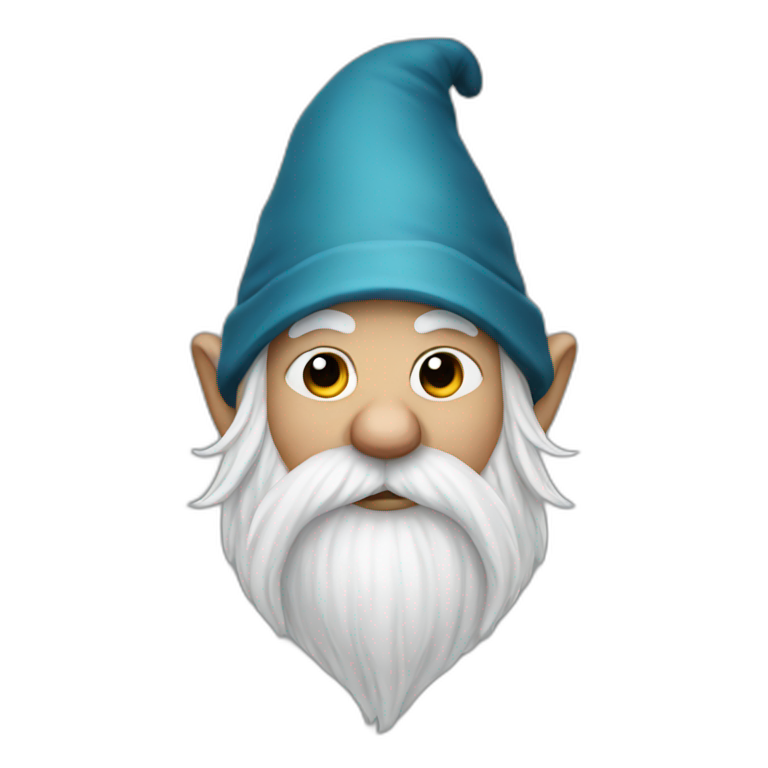 gnome with computer | AI Emoji Generator