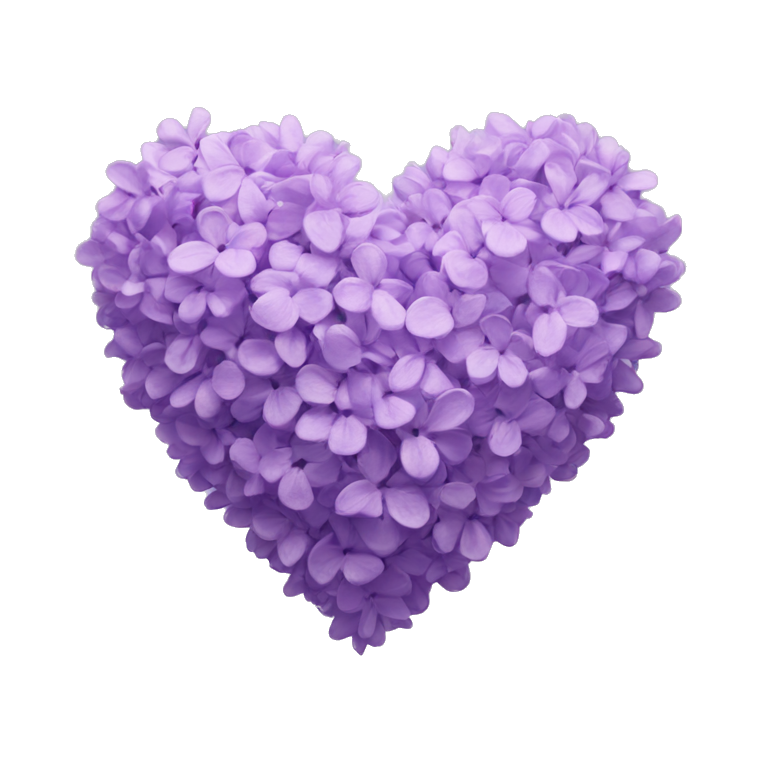 pastel lilac and cyan iridescent glass heart | AI Emoji Generator