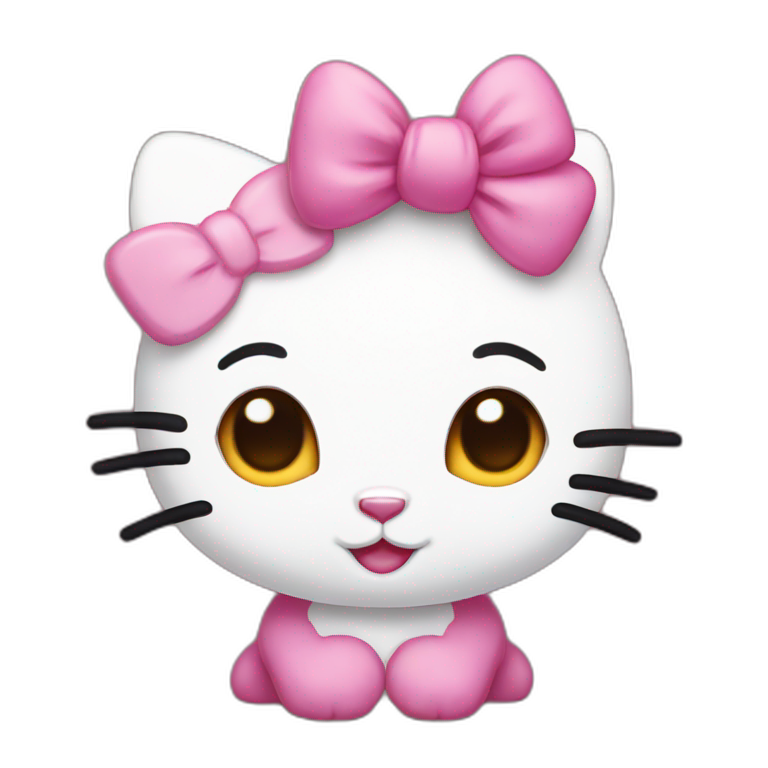 Hello kitti | AI Emoji Generator