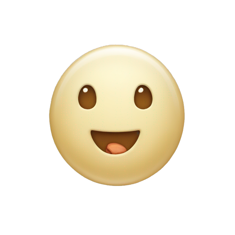 woman with vanilla glazing on her face | AI Emoji Generator