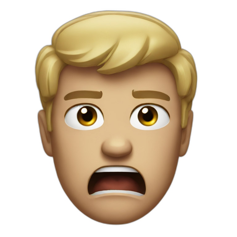 cite curly angry | AI Emoji Generator