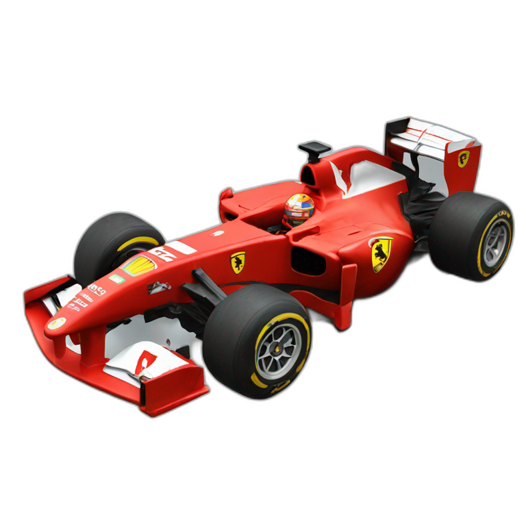 A Ferrari F1 number 16 | AI Emoji Generator