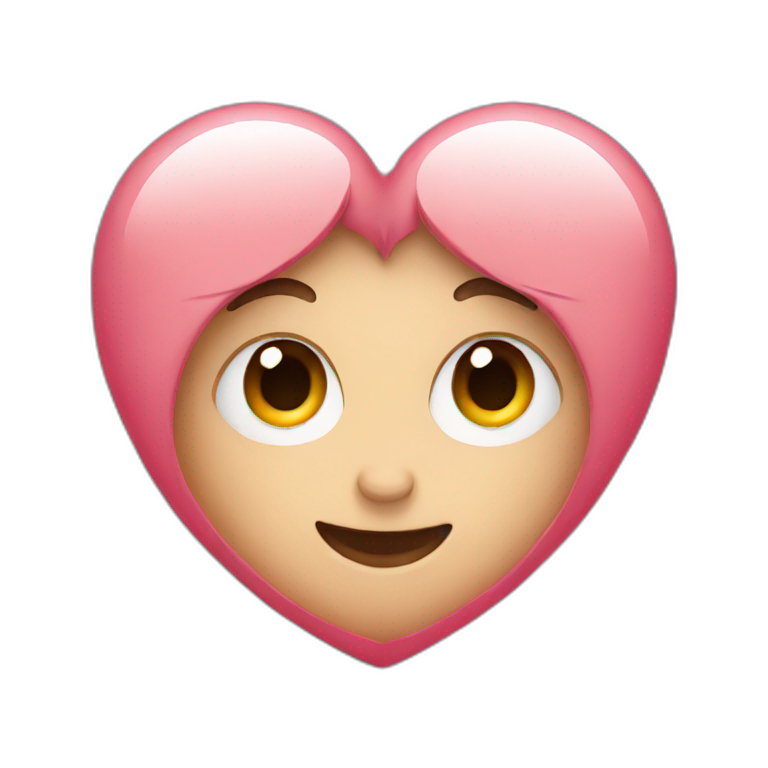 Heart pouting | AI Emoji Generator