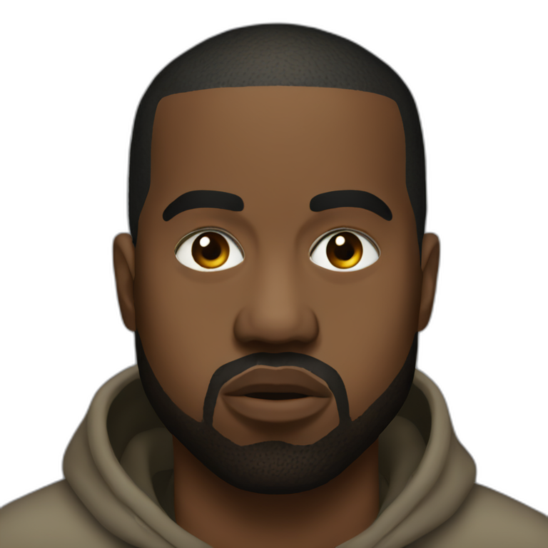 LOONA Chuu with Kanye West | AI Emoji Generator