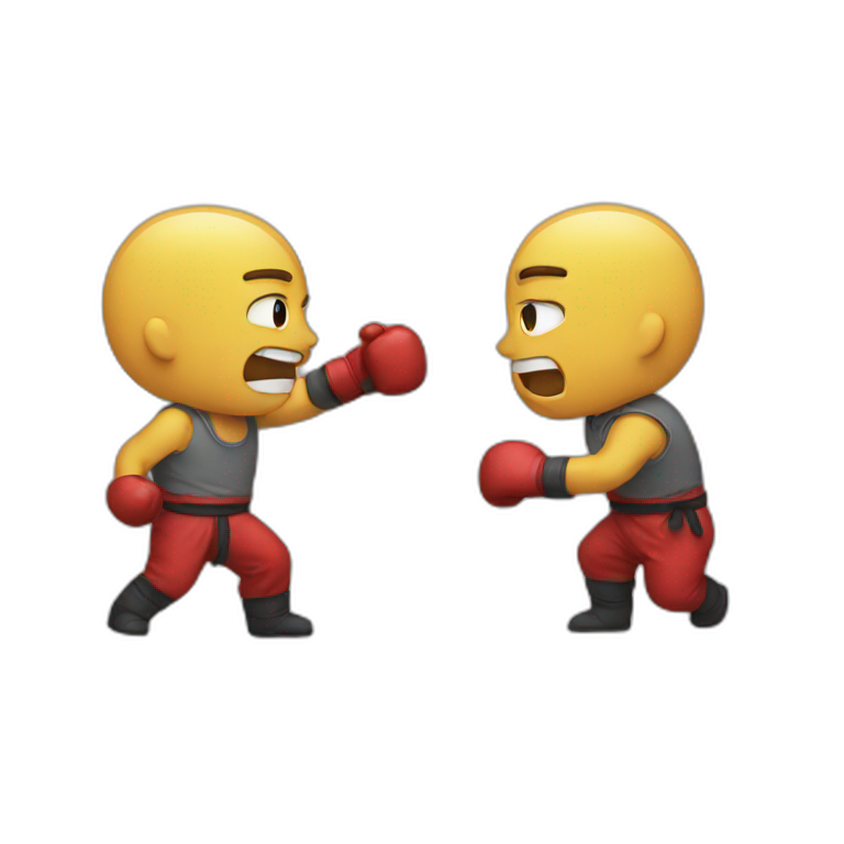 Lets fight | AI Emoji Generator