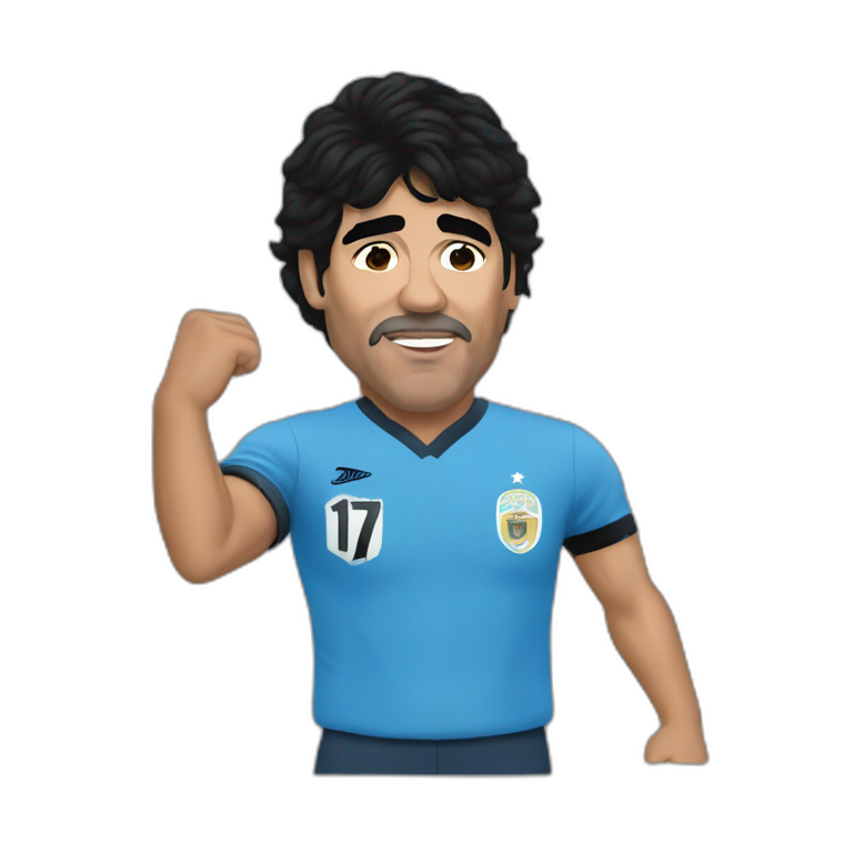 Maradona | AI Emoji Generator