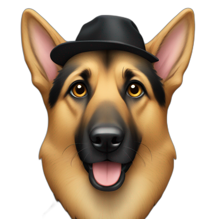 german shephard dog | AI Emoji Generator