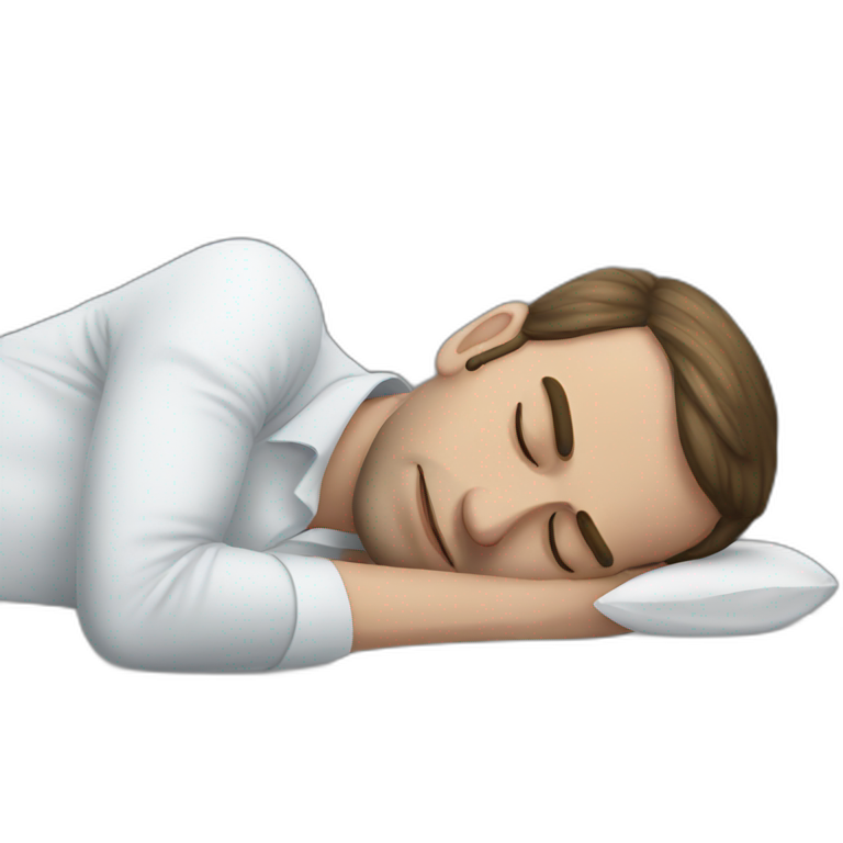 macron-sleeping | AI Emoji Generator