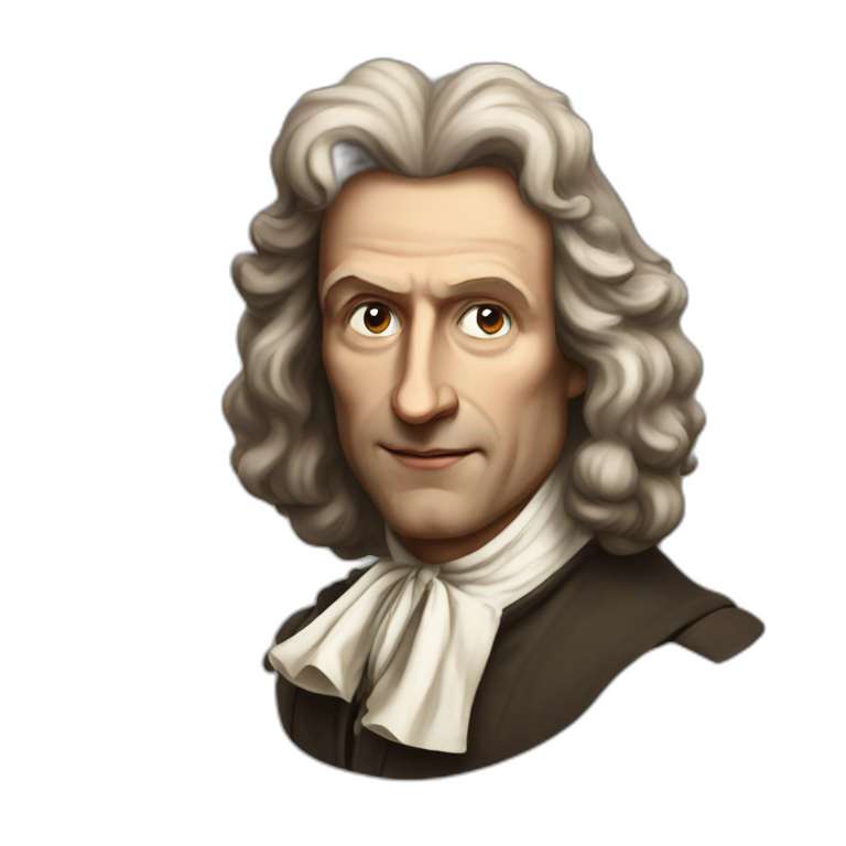 einstein with newton | AI Emoji Generator