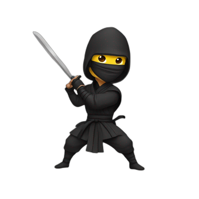 Ninja love | AI Emoji Generator