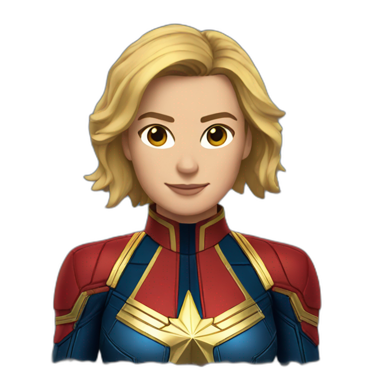 Captain Marvel | AI Emoji Generator