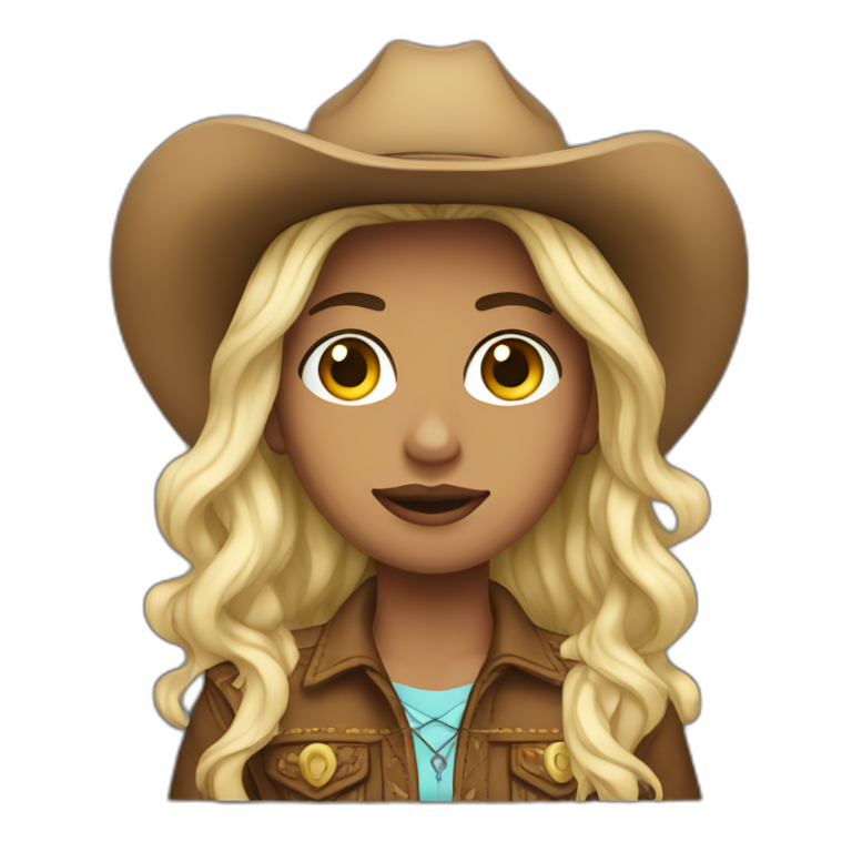 Cowgirl | AI Emoji Generator