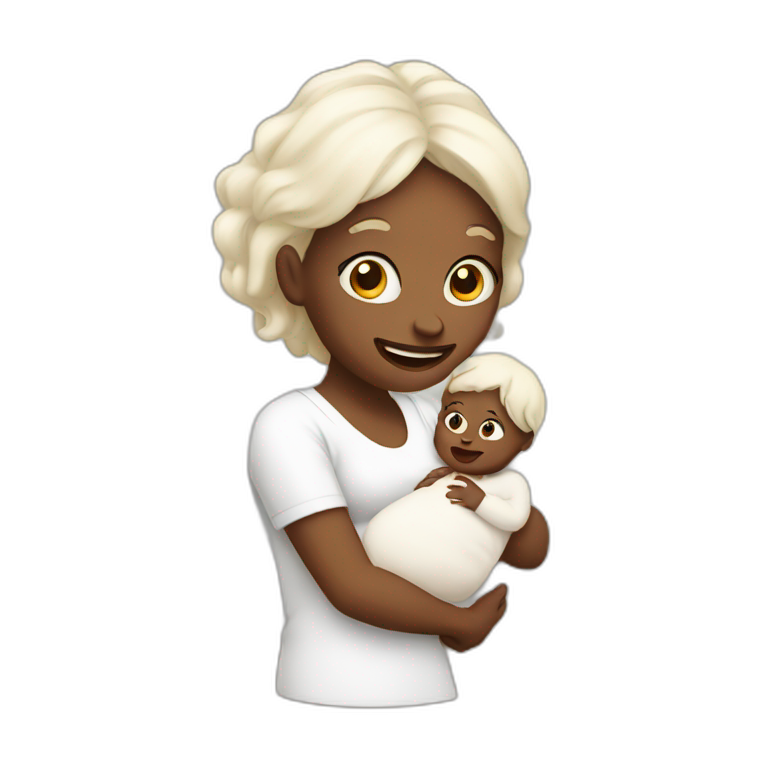 Mother-baby | AI Emoji Generator