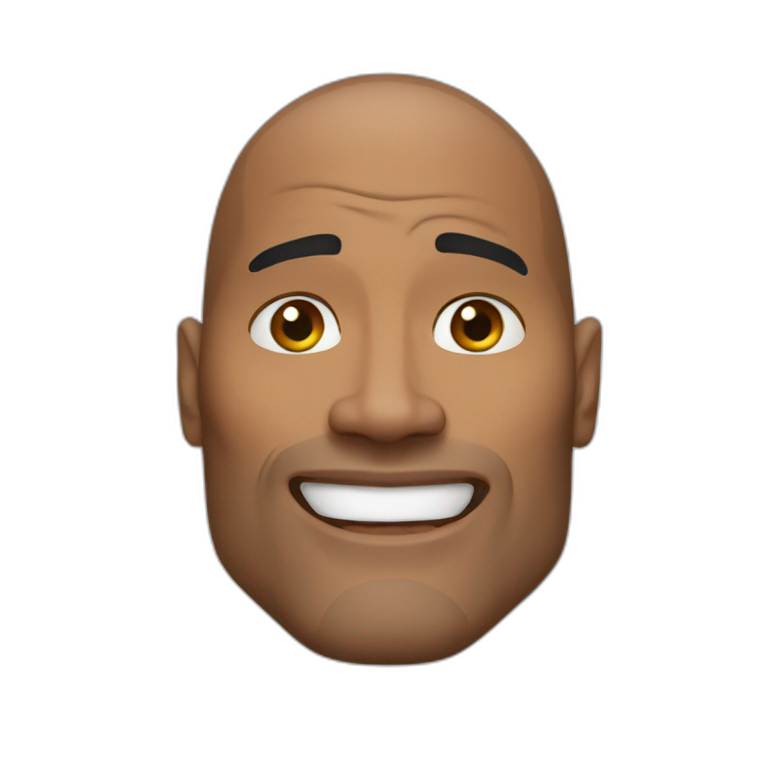 Dwayne Johnson cheap | AI Emoji Generator