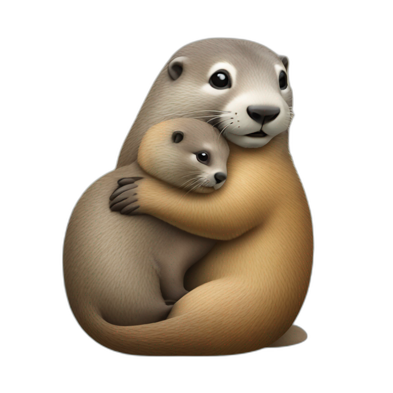 a funny sea lion in love | AI Emoji Generator