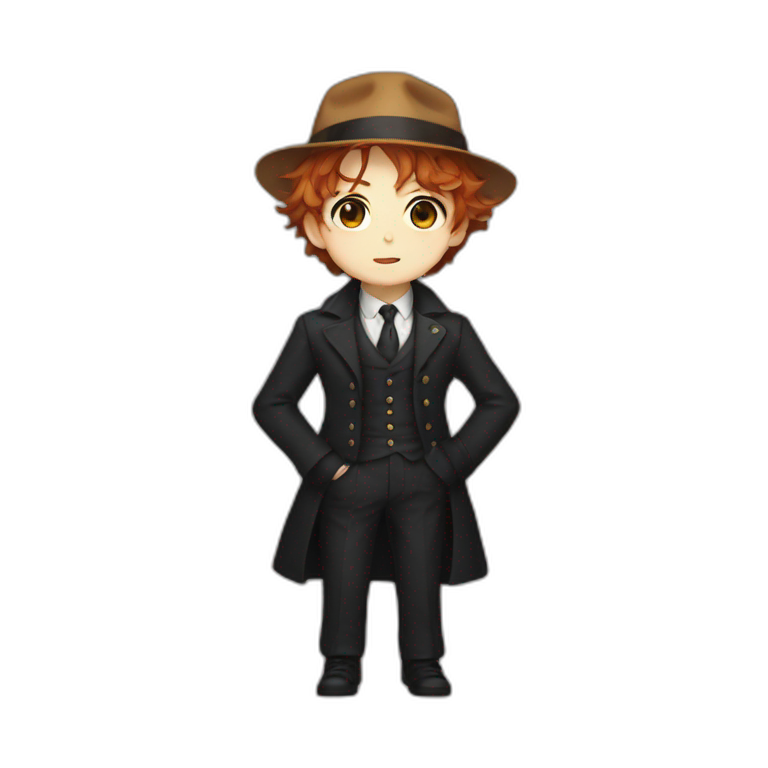 Chuuya nakahara | AI Emoji Generator