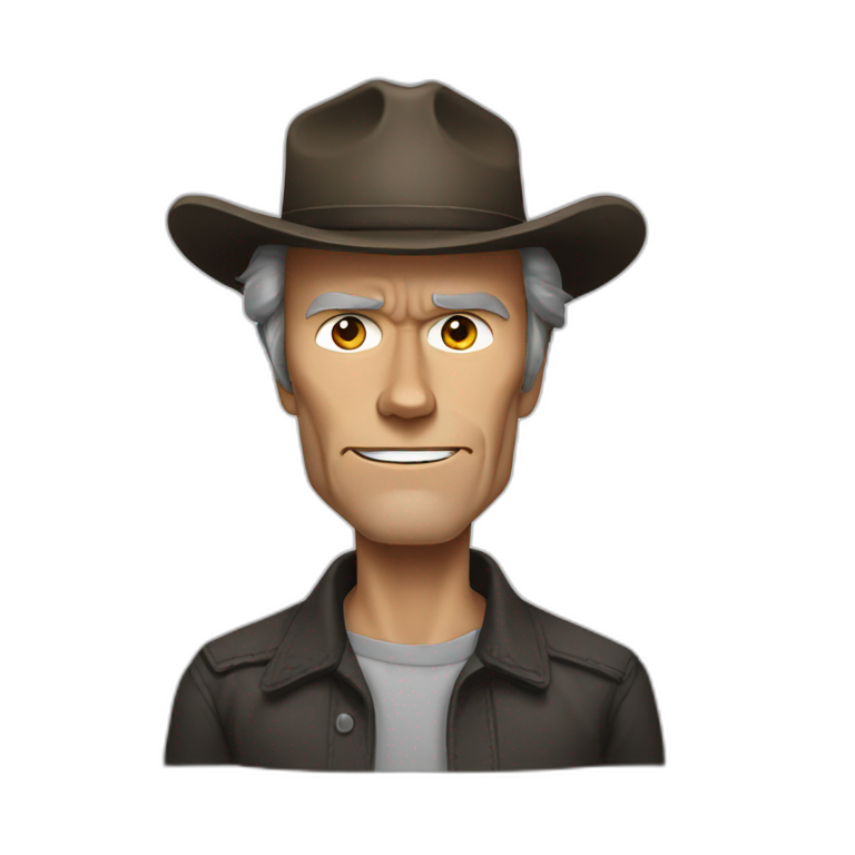 Clint eastwood | AI Emoji Generator