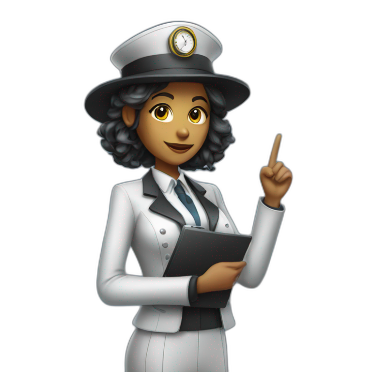 train driver woman | AI Emoji Generator