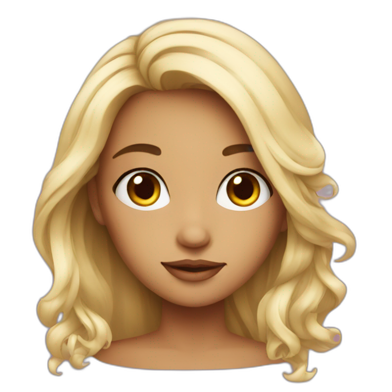 Beautiful girl | AI Emoji Generator